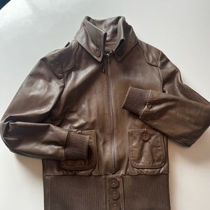 Rudsak collection, leather jacket for woman large